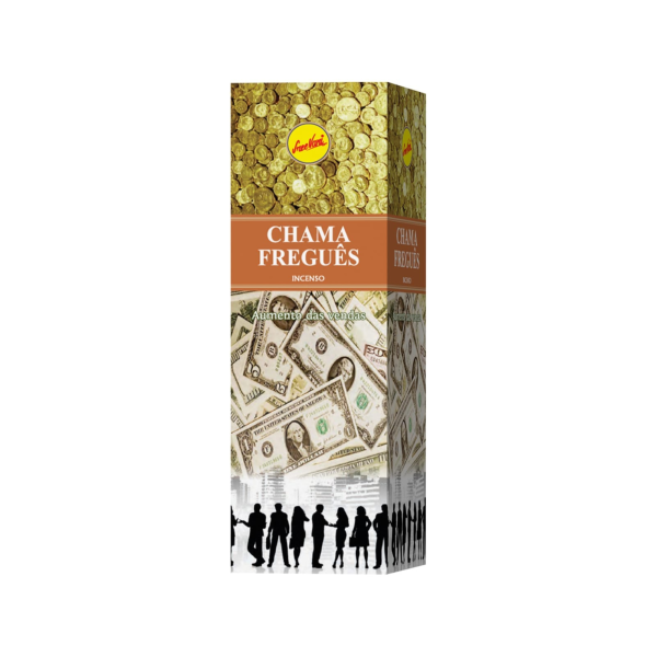Incenso Chama Freguês Natural 0% Carvão 25 Caixa C 8 Varetas Incenso Chama Freguês Natural 0% Carvão 25 Caixa C 8 Varetas