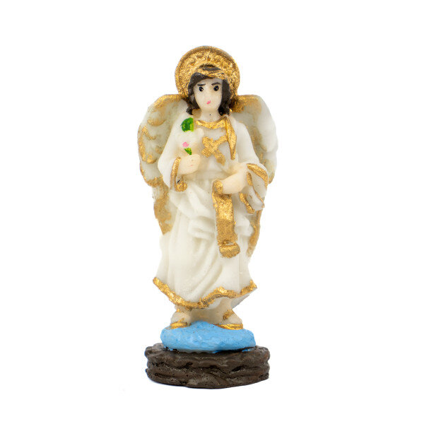 Escultura Arcanjo São Gabriel 8 cm em Resina Escultura Arcanjo São Gabriel 8 cm em Resina