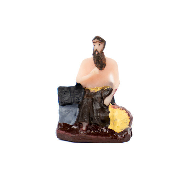 Escultura São Jeronimo 4 cm Sentado em Resina Escultura São Jeronimo 4 cm Sentado em Resina
