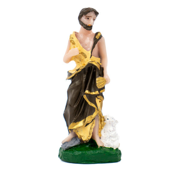 Escultura São João Batista 7,50 cm em Resina Escultura São João Batista 7,50 cm em Resina