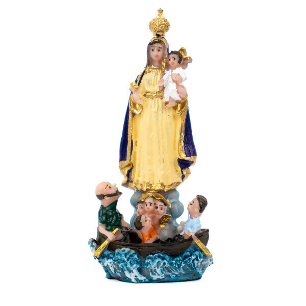 Escultura Nossa Senhora dos Navegantes 8 cm em Resina