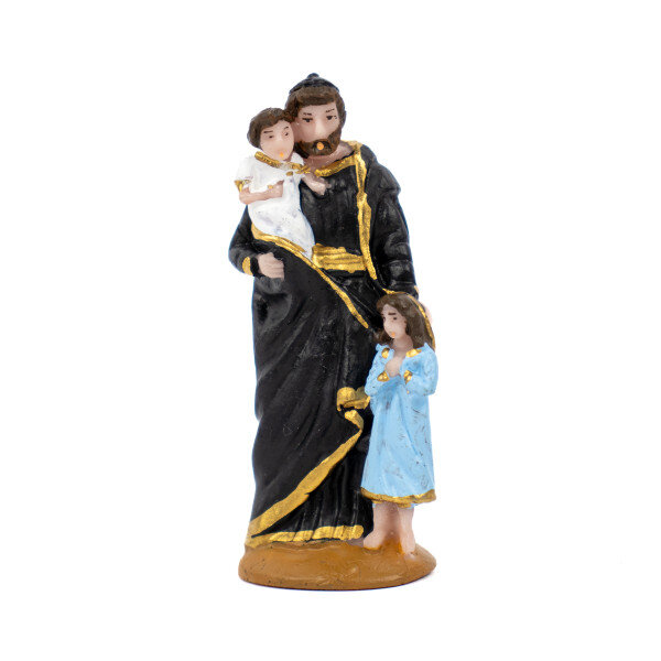 Escultura São Vicente de Paula 7 cm em Resina Escultura São Vicente de Paula 7 cm em Resina