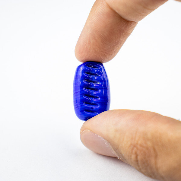 Firma Murano Azul Búzios 22mm - Unidade Firma Murano Azul Búzios 22mm - Unidade