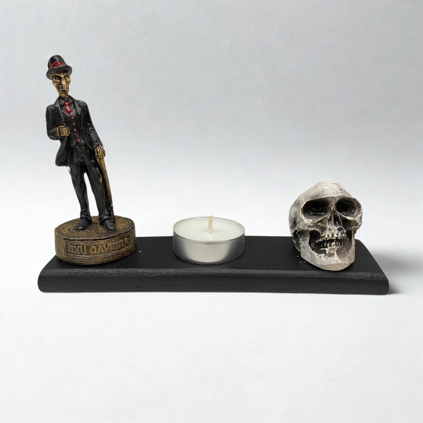 Kit Ofertório Exu Caveira Poder e Proteção 17 cm Kit Ofertório Exu Caveira Poder e Proteção 17 cm