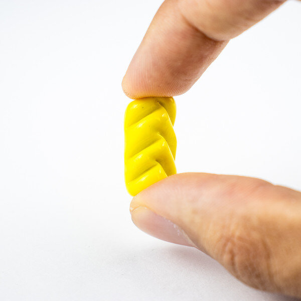 Firma Murano Amarelo Frisada 22mm - Unidade 