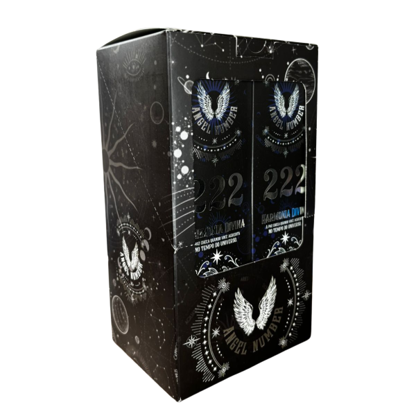 Incenso Linha Angel Number 0% Carvão 222 – Harmonia Divina 12 Caixa Com 10 Varetas 