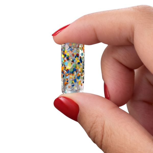 Firma Murano Sete linha Transparente Lisa 22mm – Unidade 
