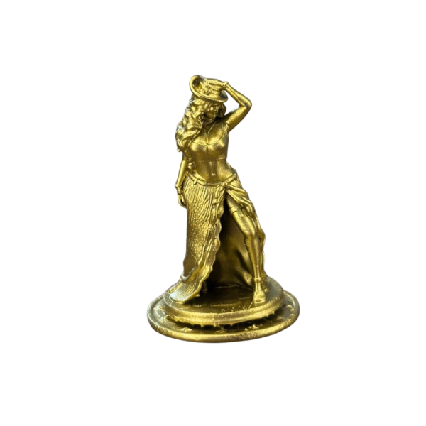 Miniatura Religiosa Malandra Resina 3D Dourada 5 cm Miniatura Religiosa Malandra Resina 3D Dourada 5 cm
