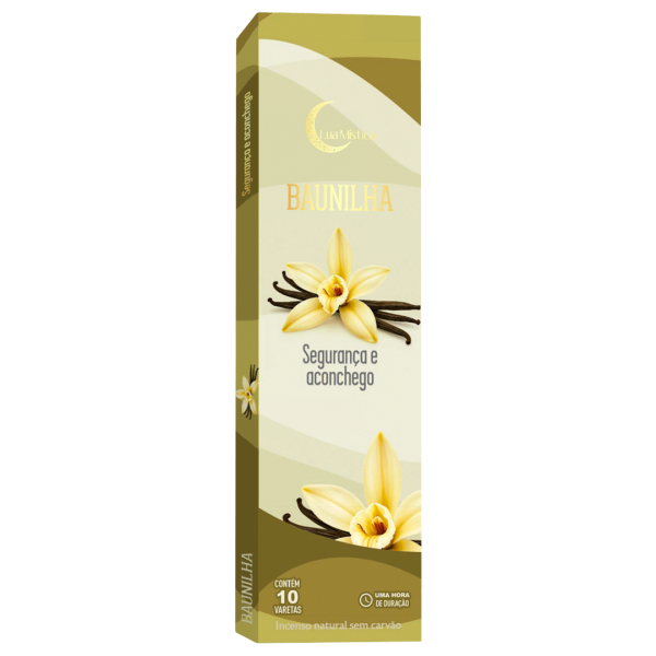 Incenso Natural Baunilha 0% Carvão Cx C 10 Var 