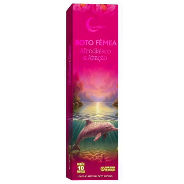 Incenso Natural Boto Fêmea 0% Carvão Cx C 10 Var 