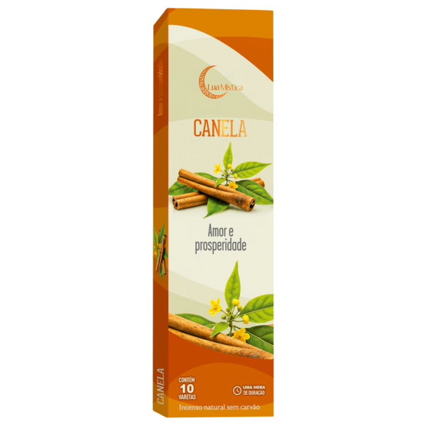 Incenso Natural Canela 0% Carvão Cx C 10 Var  