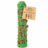 Bastão Alecrim e Manjericão Natural Para Defumação 14 cm