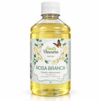 Vibracional Liquido Rosa Branca Banho e Defumação Aromática 500ml 