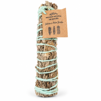 Bastão Sálvia e Palo Santo Natural Para Defumação 14 cm