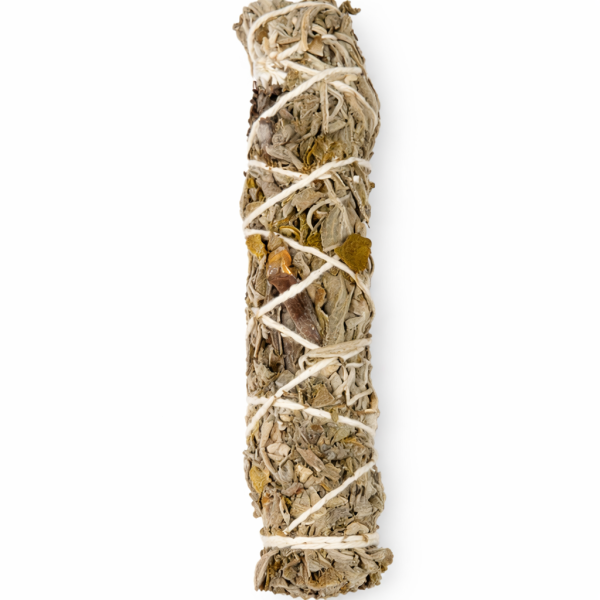 Bastão Natural de Sálvia Para Defumação 16 cm