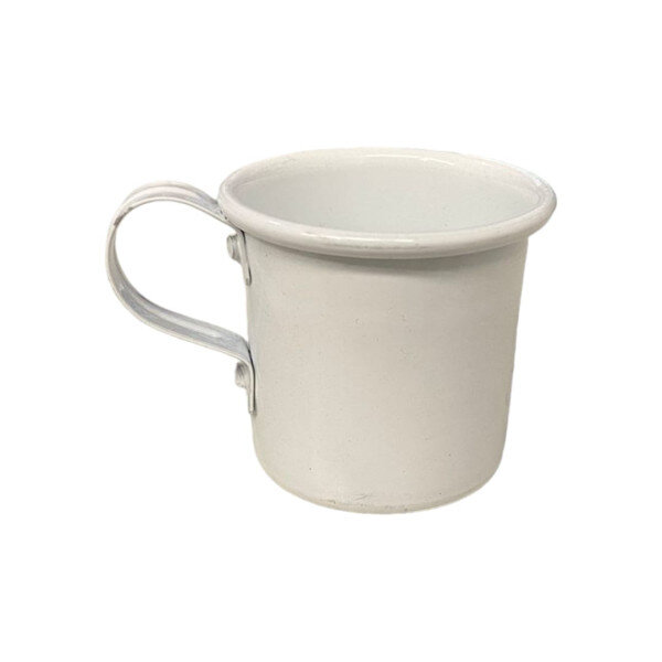 Caneca de Agatha Retrô Café 100 ml 5cm em Metal Alumínio
