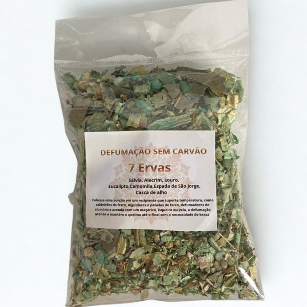 Defumador 7 Ervas sem Carvão 20g Defumador 7 Ervas sem Carvão 20g