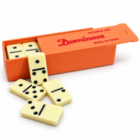 Dominó Duplo Seis 1 Jogo com Manual 100% Resina