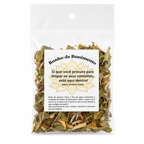 Ervas Naturais Banho de Banimento 12g 