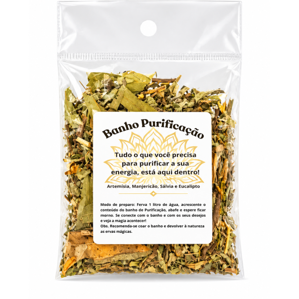 Ervas Naturais Banho Purificação 12g 