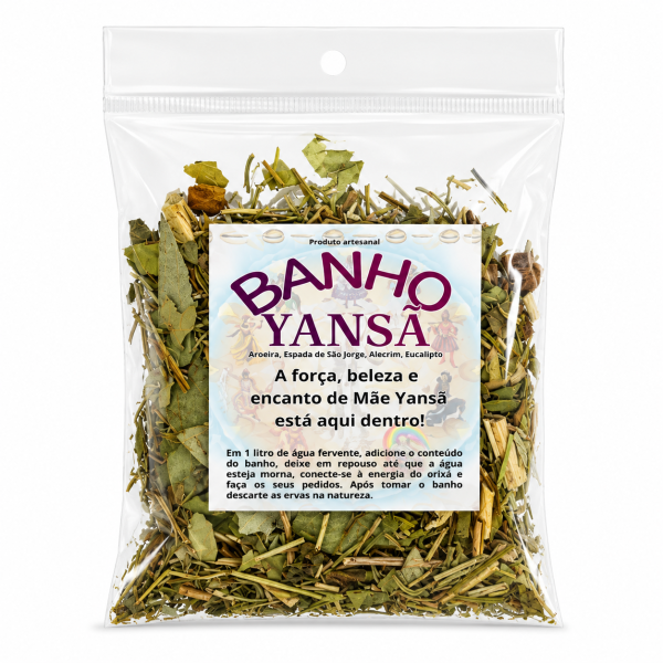 Ervas Naturais Banho Iansã Proteção 12g Ervas Naturais Banho Iansã Proteção 12g