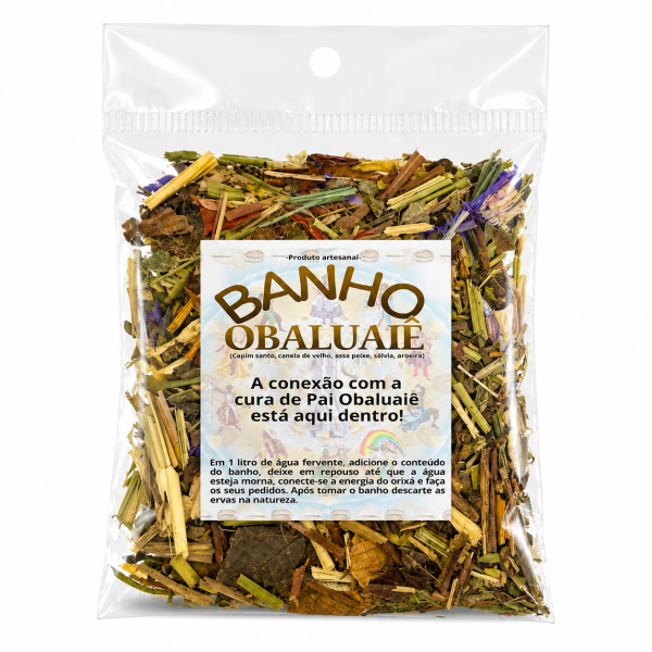 Ervas Naturais Banho Obaluaê Proteção 12g Ervas Naturais Banho Obaluaê Proteção 12g