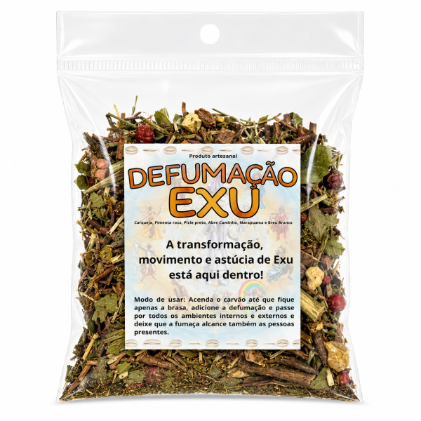 Ervas Naturais Defumação Exu Proteção 12g Ervas Naturais Defumação Exu Proteção 12g