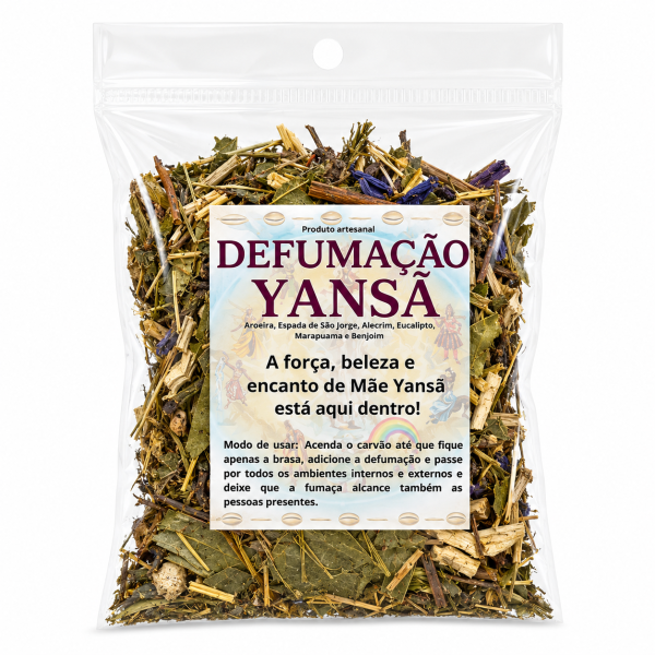 Ervas Naturais Defumação Iansã Proteção 12g Ervas Naturais Defumação Iansã Proteção 12g