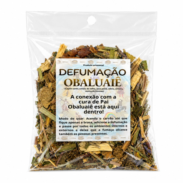 Ervas Naturais Defumação Obaluaê Proteção 12g Ervas Naturais Defumação Obaluaê Proteção 12g