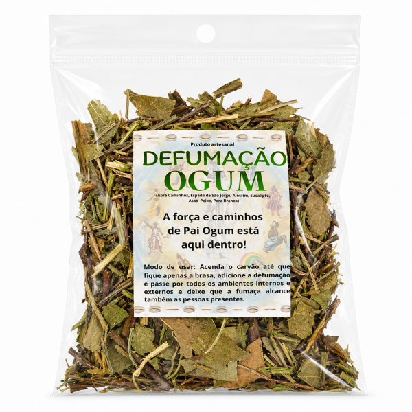 Ervas Naturais Defumação Ogum Proteção 12g Ervas Naturais Defumação Ogum Proteção 12g