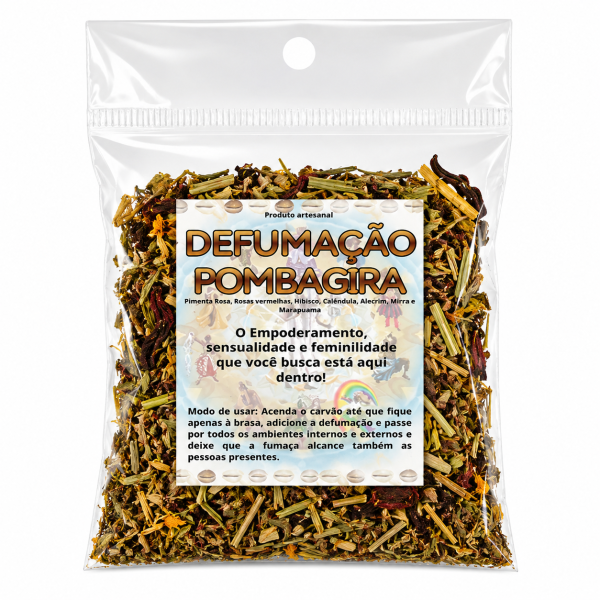 Ervas Naturais Defumação Pomba Gira Proteção 12g Ervas Naturais Defumação Pomba Gira Proteção 12g