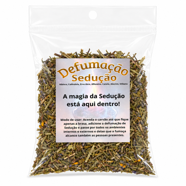 Ervas Naturais Defumação Sedução Proteção 12g Ervas Naturais Defumação Sedução Proteção 12g