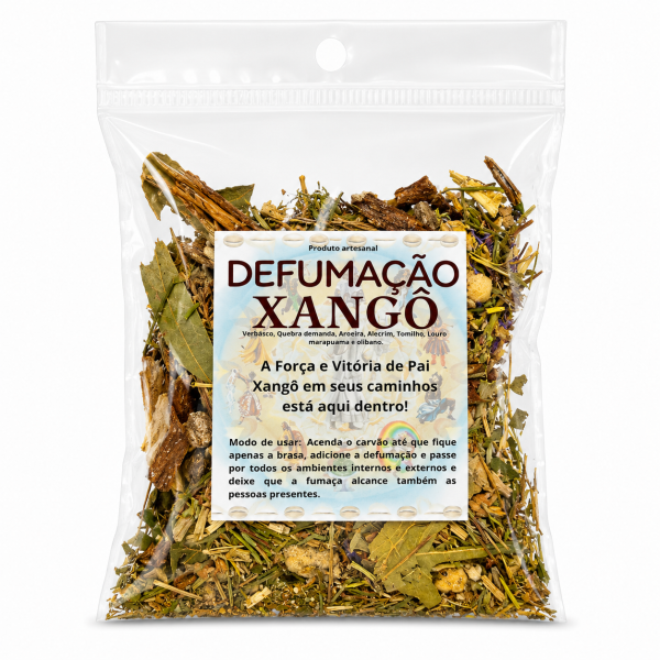 Ervas Naturais Defumação Xangô Proteção 12g Ervas Naturais Defumação Xangô Proteção 12g