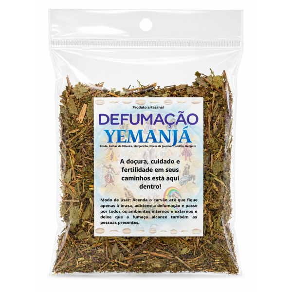 Ervas Naturais Defumação Yemanjá Proteção 12g Ervas Naturais Defumação Yemanjá Proteção 12g