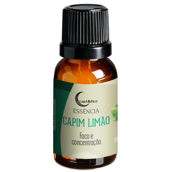 Essência Líquida Umidificador e Difusor Capim Limão 15 ml