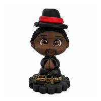 Exu Baby em Biscuit Miniatura Religiosa 5 cm 