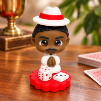 Zé Pelintra Baby em Biscuit Miniatura Religiosa 5 cm 