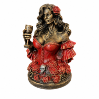 Esculturas Busto Pomba Gira Vintage Resina 12 cm 