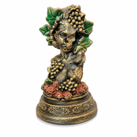 Esculturas Busto Rosa Caveira Vintage Resina 12 cm 