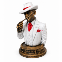 Esculturas Busto Zé Pelintra Vintage Resina 12 cm 