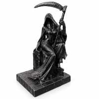 Escultura Pomba Gira das Almas Negra 12cm em Resina