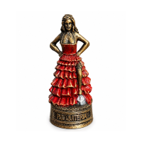 Escultura Pomba Gira Quitéria Vintage em Resina 10 cm