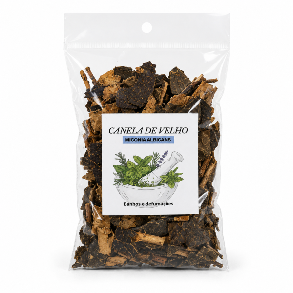 Ervas Canela de Velho Naturais para Banho e Defumação Proteção 12g 