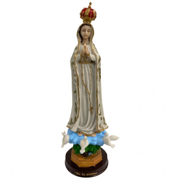 Escultura Nossa Senhora de Fátima 29,50 cm em Resina
