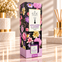 Gia Aromas Lotus Flower e Lavender Difusor Aromático de Ambiente 100ml 