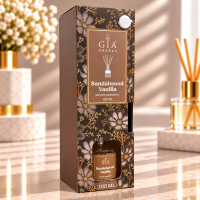 Gia Aromas Sandalwood Vanilla Difusor Aromático de Ambiente 100ml 
