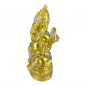 Escultura Ganesha 13 cm Base Redonda Resina