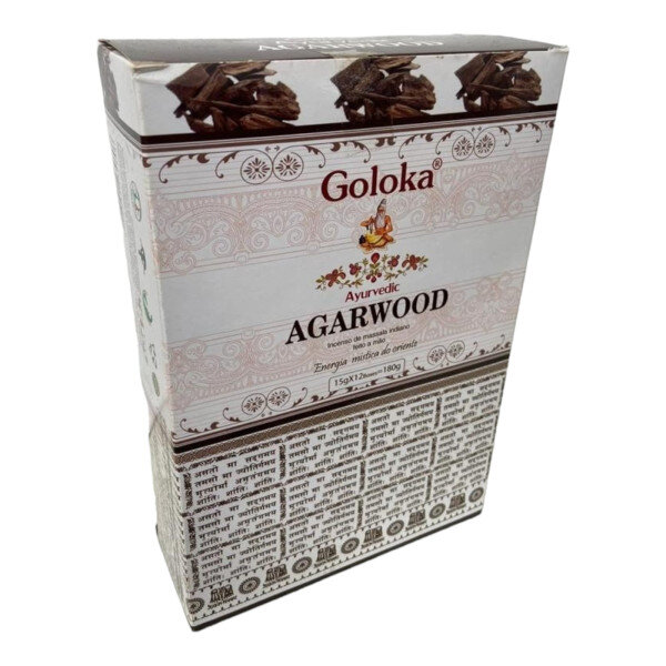 Incenso Massala Agarwood Indiano Goloka 12 Cxs De 15g