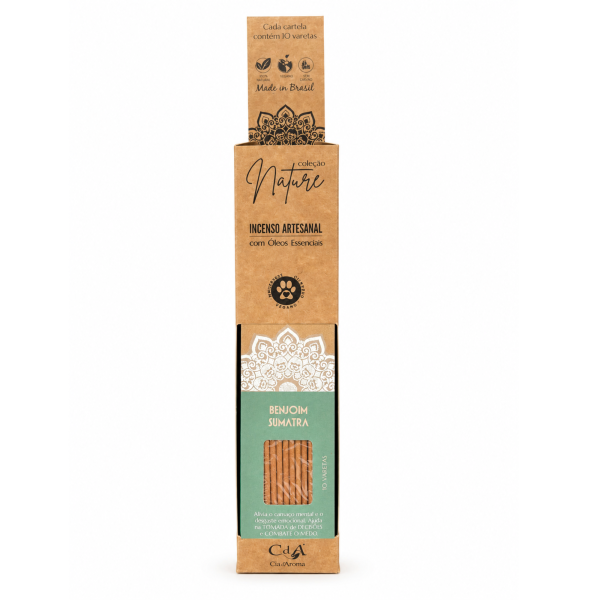 Incenso Benjoim Sumatra CdA Nature Com Óleos Essenciais 20 C x 10 Vr 