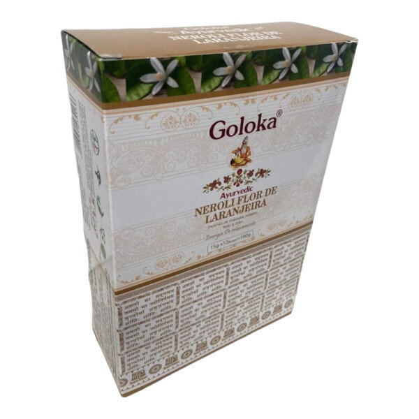 Incenso Massala Flor de Laranjeira Goloka 12 Cxs De 15g